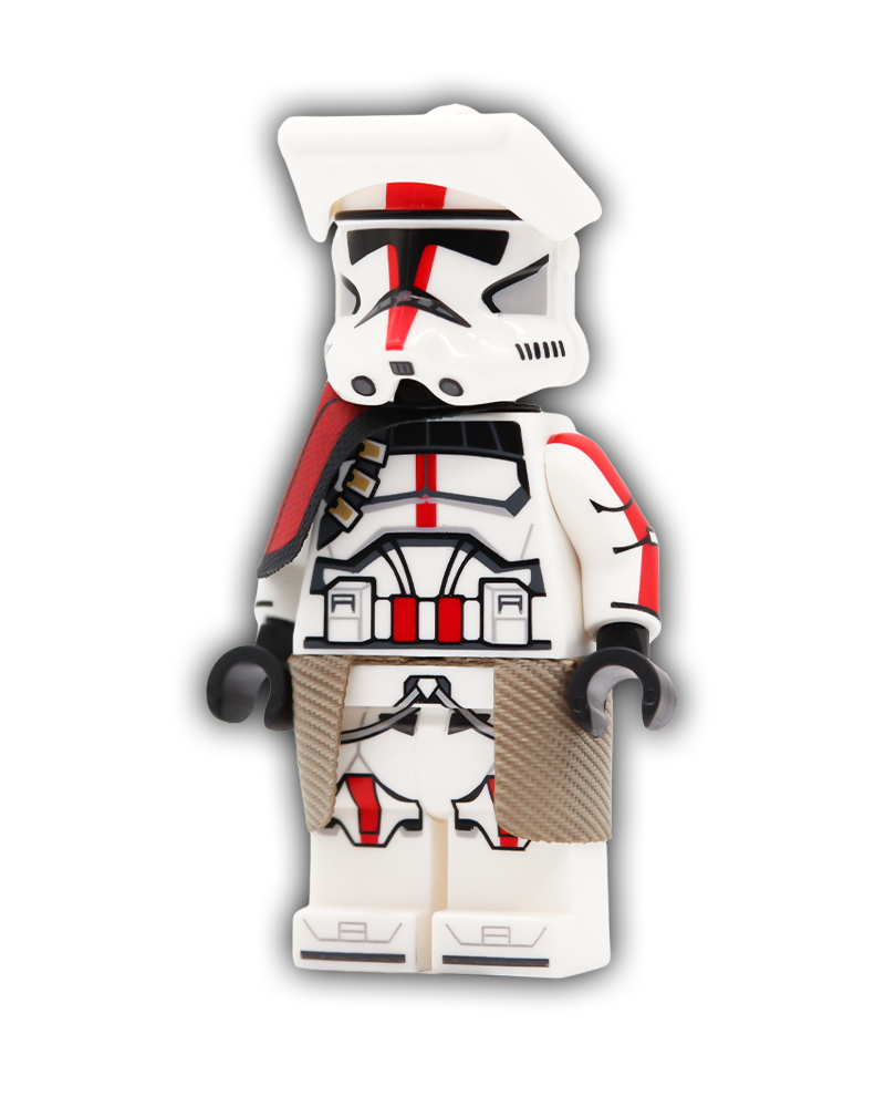 Commander Red Stripe Custom Minifigure