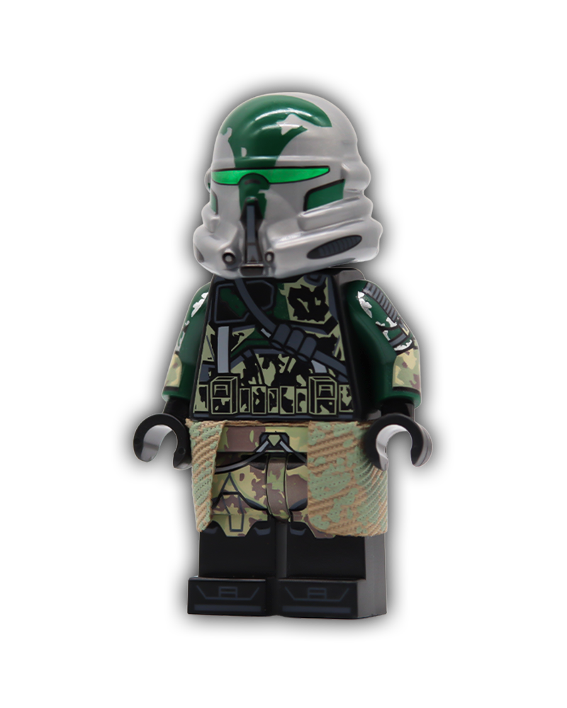 Camo Green Paratrooper Commander Custom Minifigure