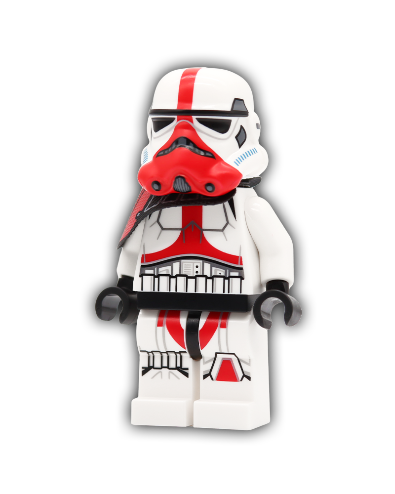 Red TK Flametrooper Custom Minifigure