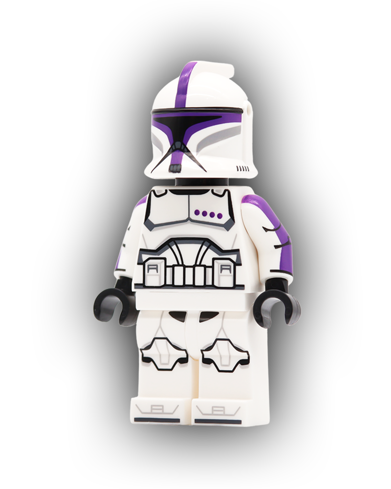 Purple Major Custom Minifigure