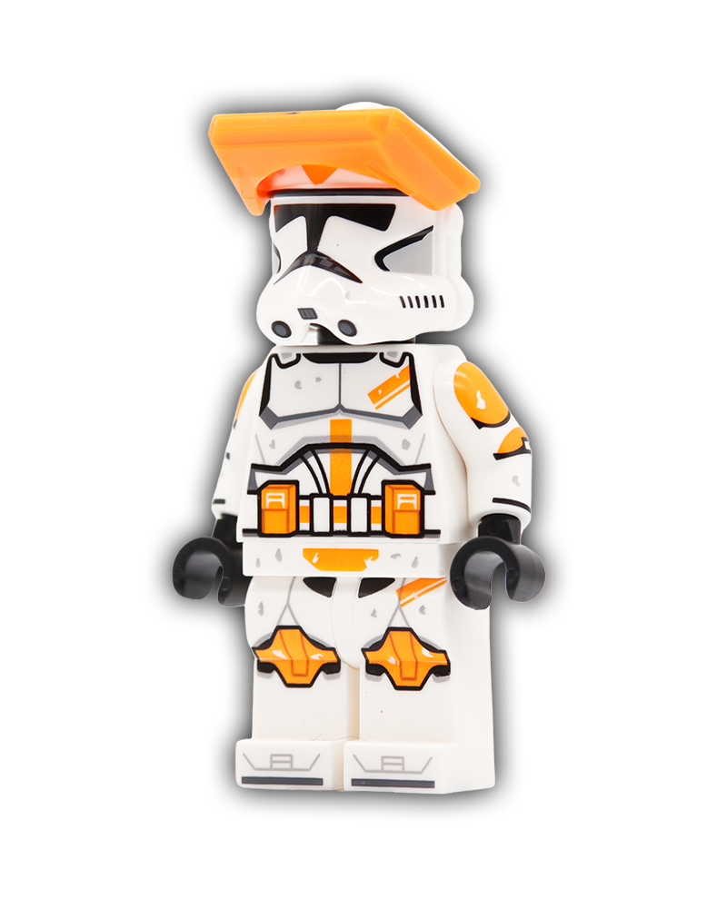 Orange Specialist Trooper Custom Minifigure