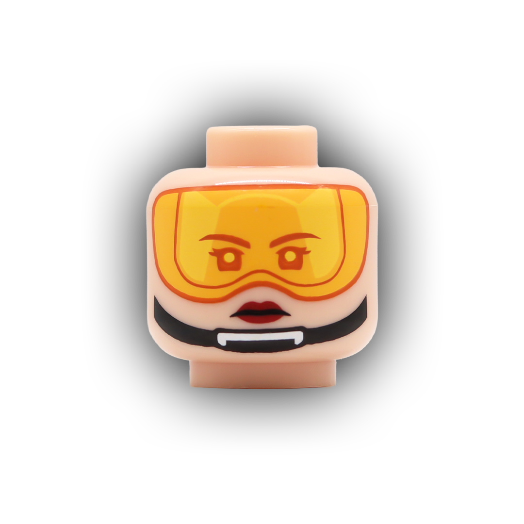 Rebel Pilot Custom Head (Female)