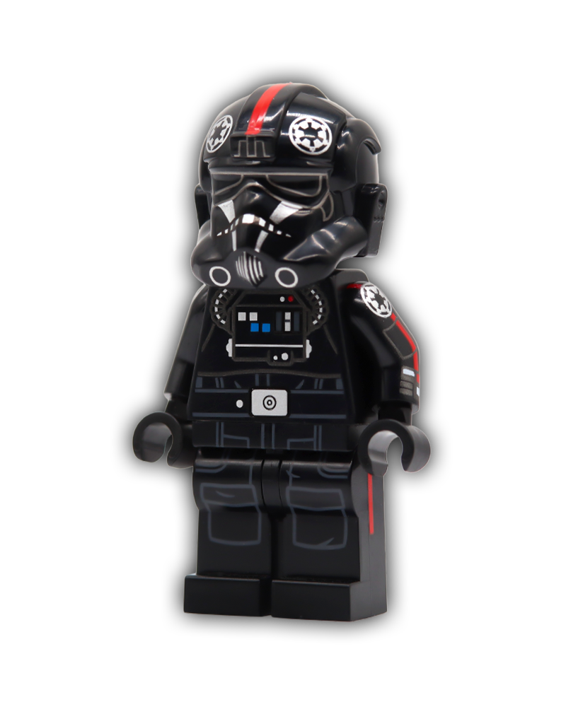 Red Stripe Pilot Baron Custom Minifigure