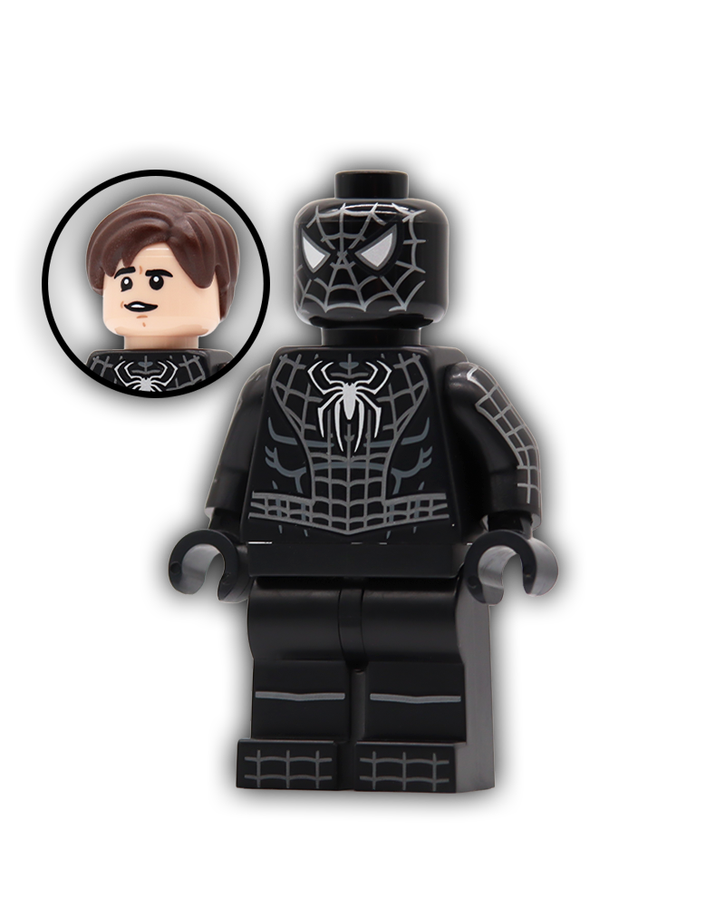 Rami Black Suit Spidey Custom Minifigure