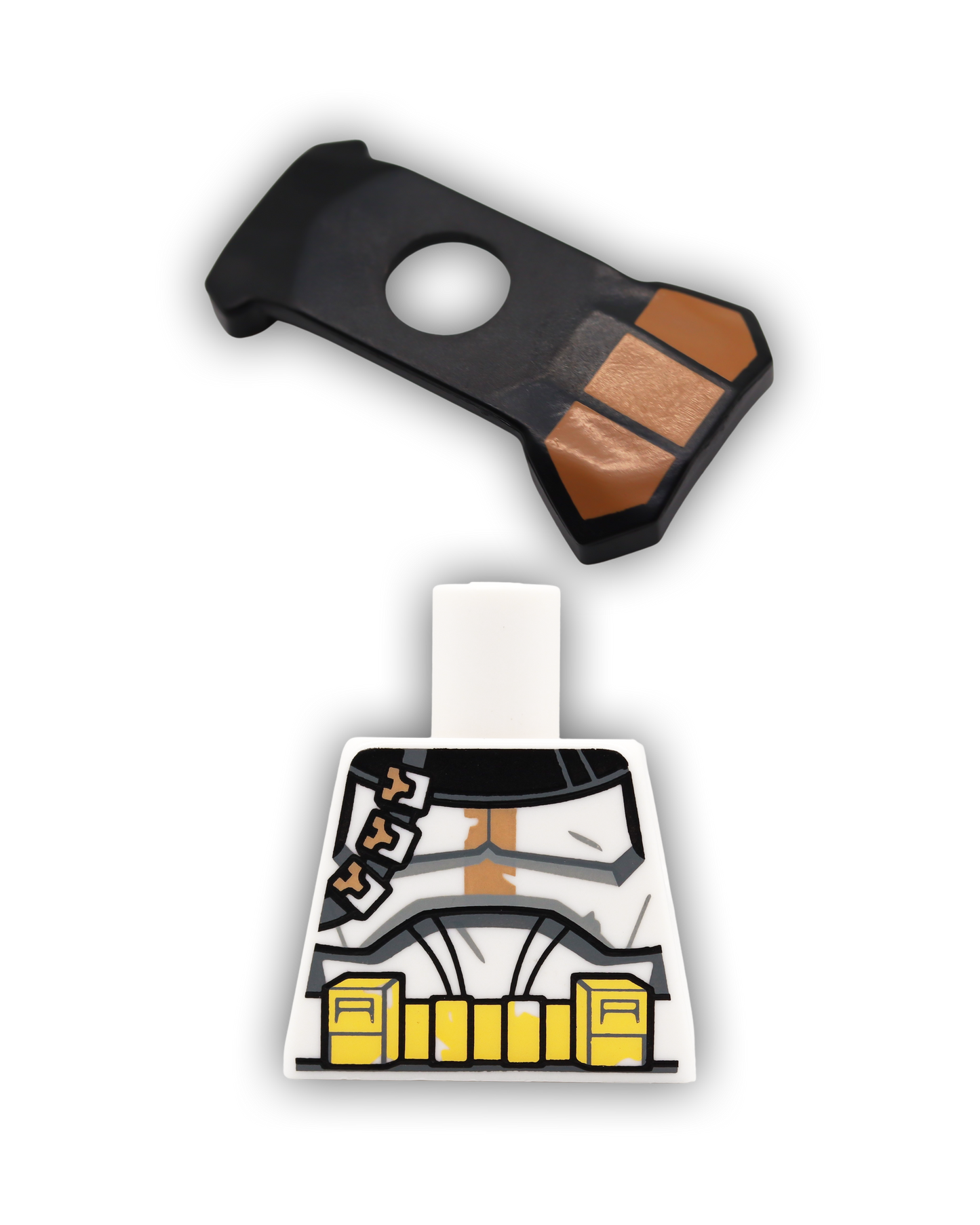 Yellow Commander Torso & Brown Pauldron Custom Bundle