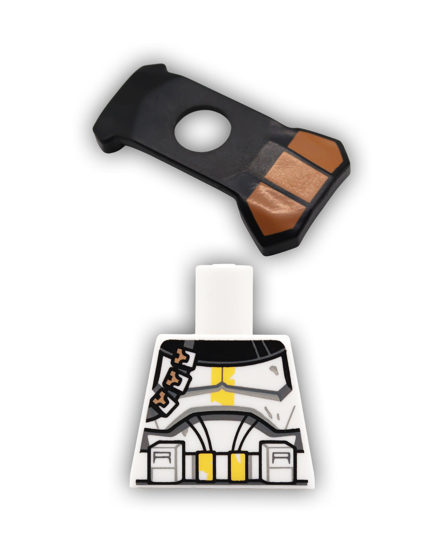 Yellow Trooper Torso & Brown Pauldron Custom Bundle