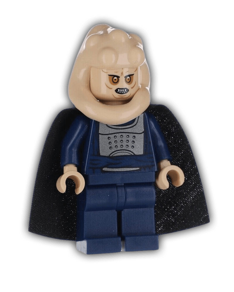 LEGO Star Wars Minifigure Bib Fortuna Cape Light Nougat Skin SW040 BricksAndFigsDE