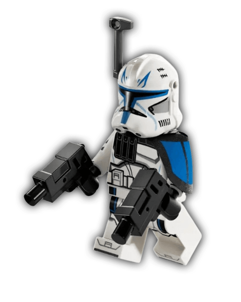 LEGO Star Wars Minifigure Clone Trooper Captain Rex 501st Legion Pha BricksAndFigsDE