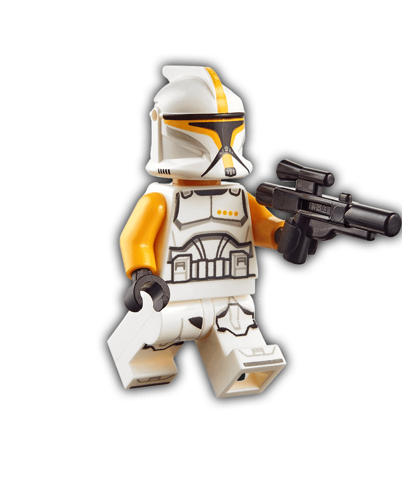 LEGO Star Wars Minifigure Clone Trooper Commander Phase 1 Bright L BricksAndFigsDE