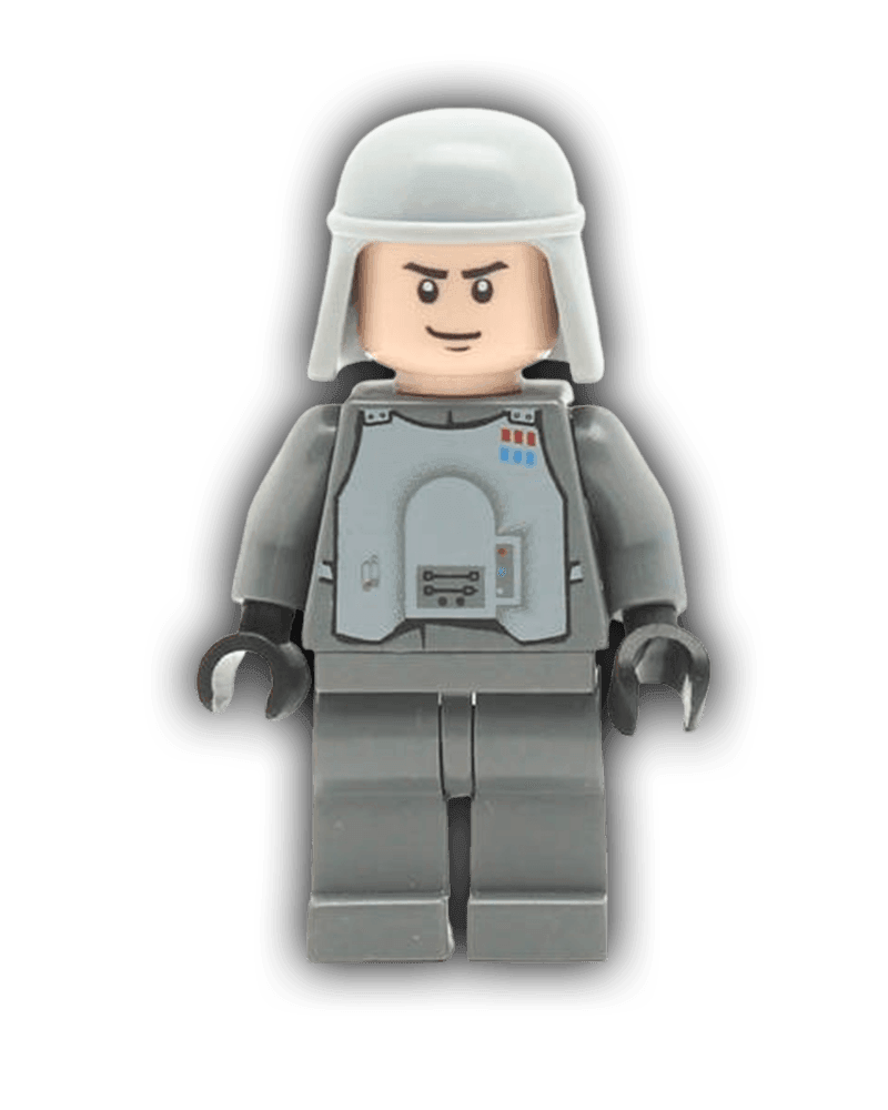 LEGO Star Wars Minifigure Imperial Officer with Battle Armor Dark Bl BricksAndFigsDE