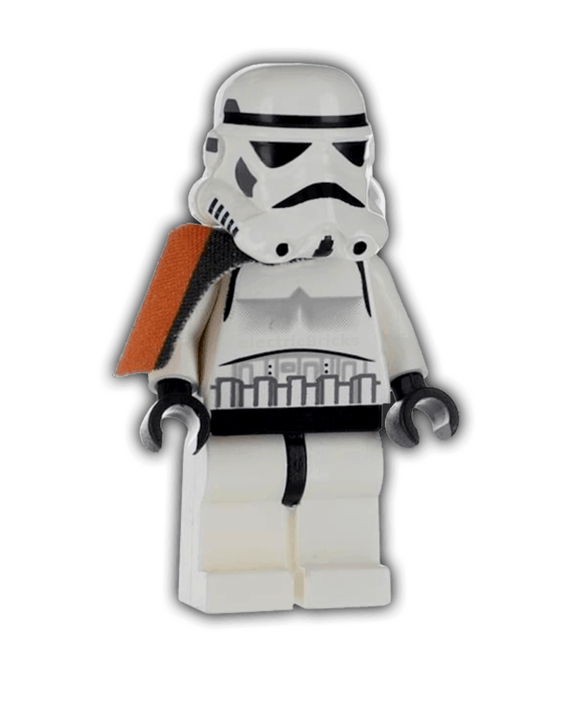 LEGO Star Wars Minifigure Sandtrooper Orange Pauldron Solid No Su BricksAndFigsDE