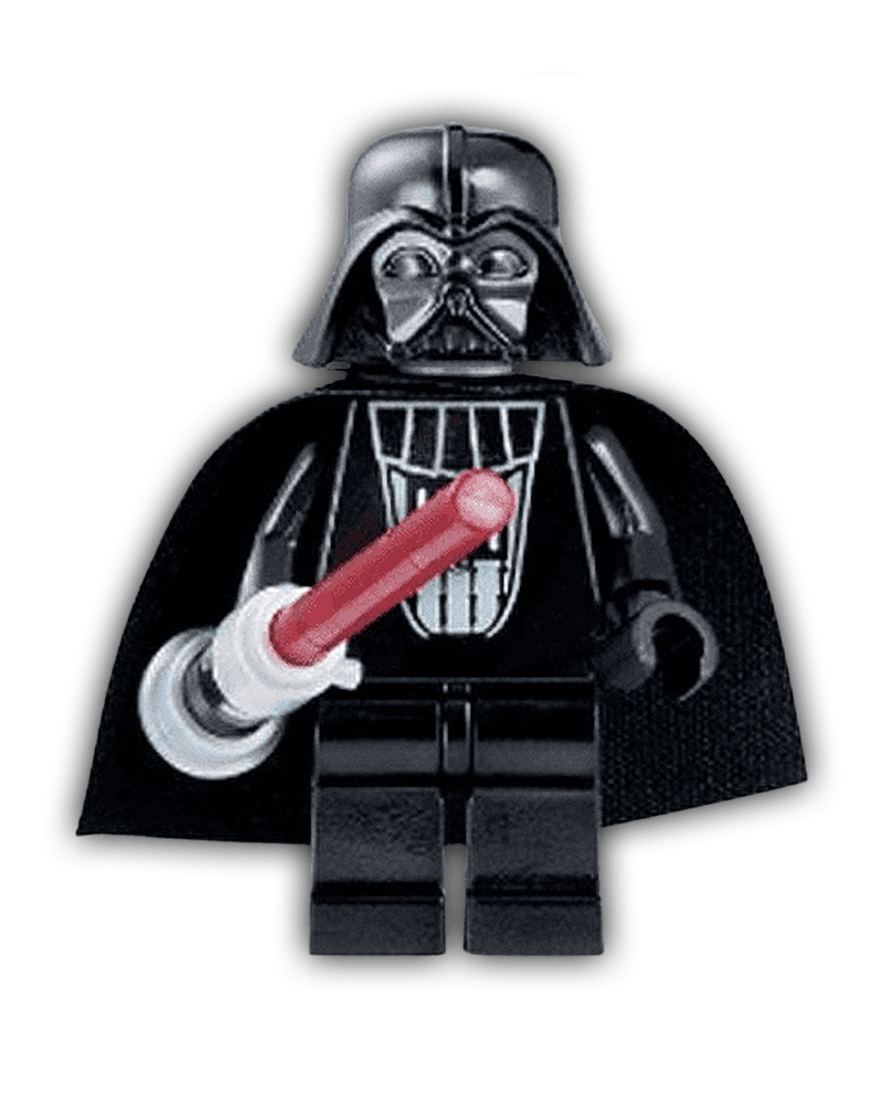 Lego darth vader lightsaber sales
