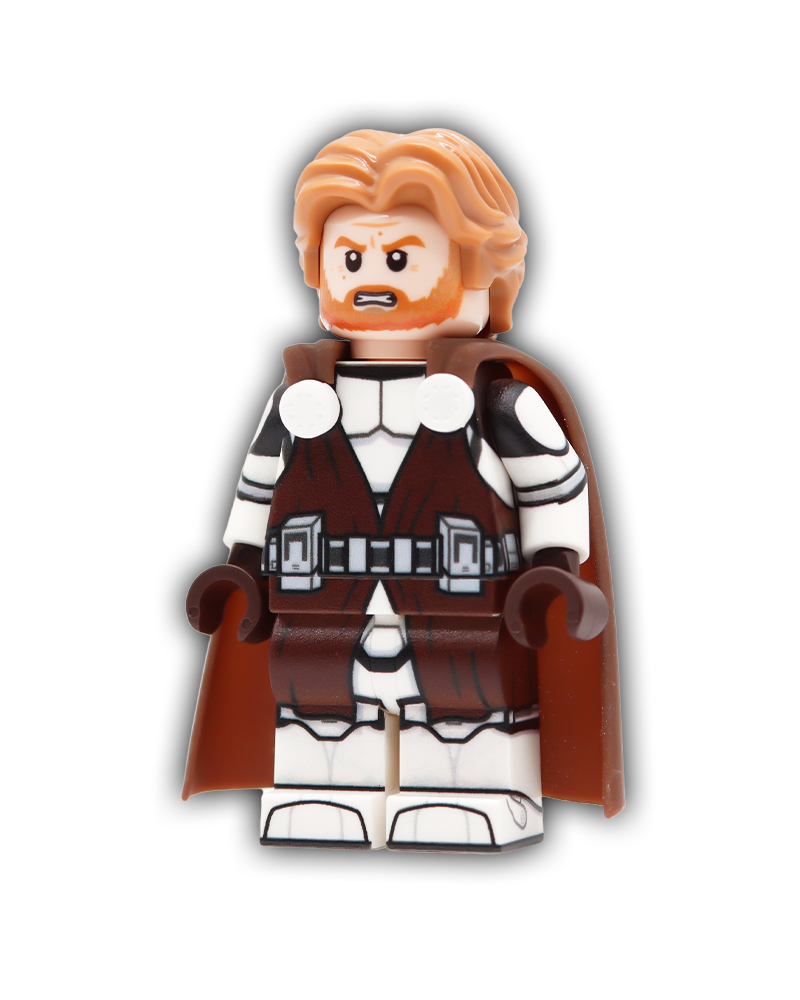 Obi-Wan Kenobi Armored Custom Minifigure