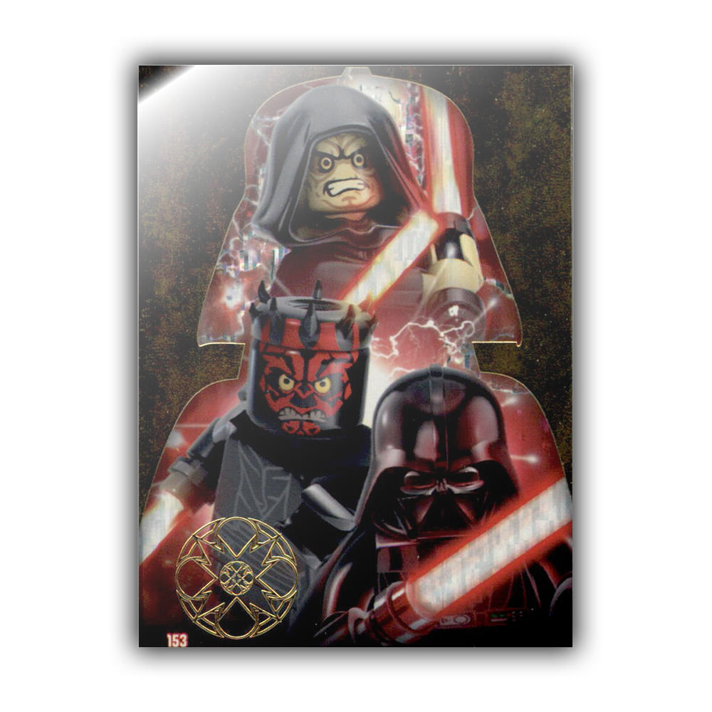 153 - Mächtige Sith - Goldkarte - LEGO Star Wars Serie 1 - BricksAndFigsDE