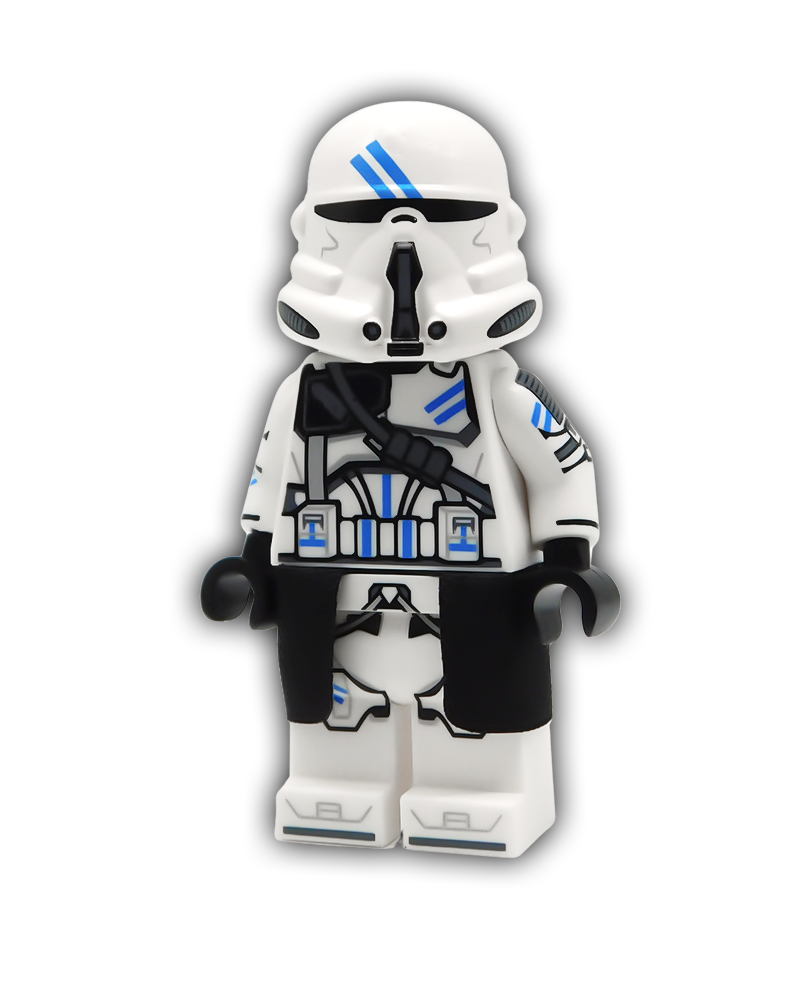 Blue Strip Paratrooper Custom Minifigure