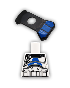 Blue Clone Ammo Torso & Pauldron Custom Bundle