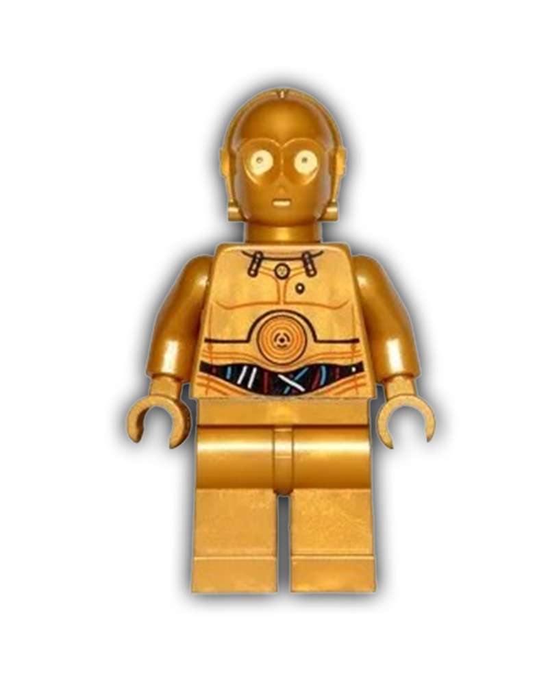 LEGO Star Wars Minifigure C-3PO - Colorful Wires Pattern (SW0365)