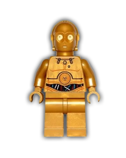 LEGO Star Wars Minifigure C-3PO - Colorful Wires Pattern (SW0365)