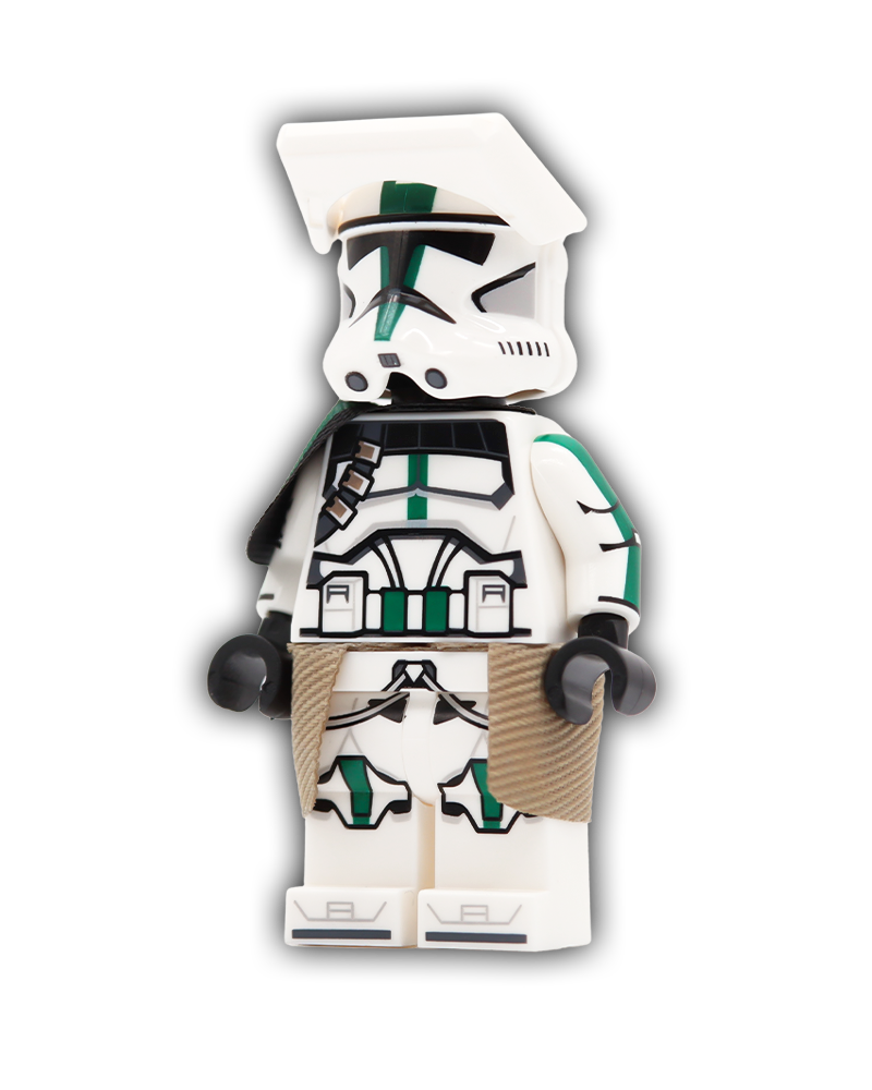 Dark Green Commander Custom Minifigure