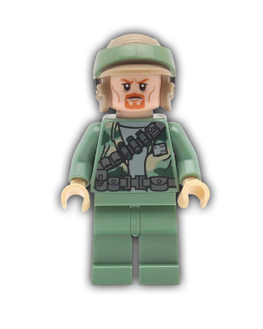 LEGO Star Wars Minifigure Endor Rebel Trooper (Sand Green) (SW0507)