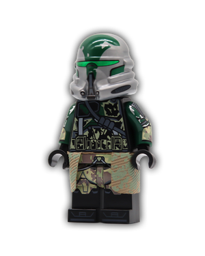 Camo Green Paratrooper Commander Custom Minifigure
