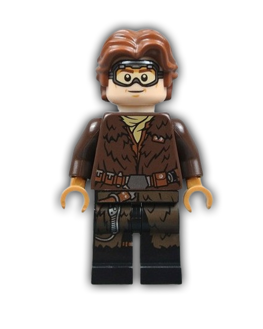 LEGO Star Wars Minifigure Han Solo - Fur Coat and Goggles (SW0949)