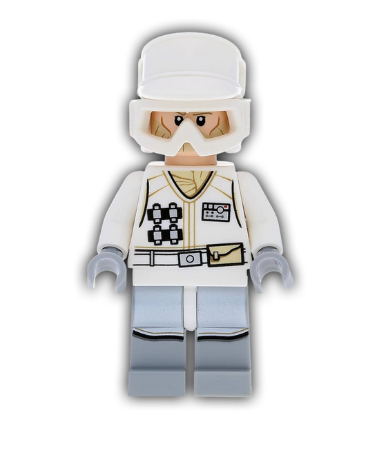 LEGO Star Wars Minifigure Hoth Rebel Trooper White Uniform (Tan Beard, without Backpack) (SW0765)