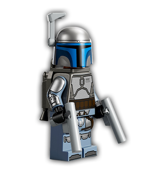 LEGO Star Wars Minifigure Jango Fett - Nougat Head, Printed Arms (SW1406)