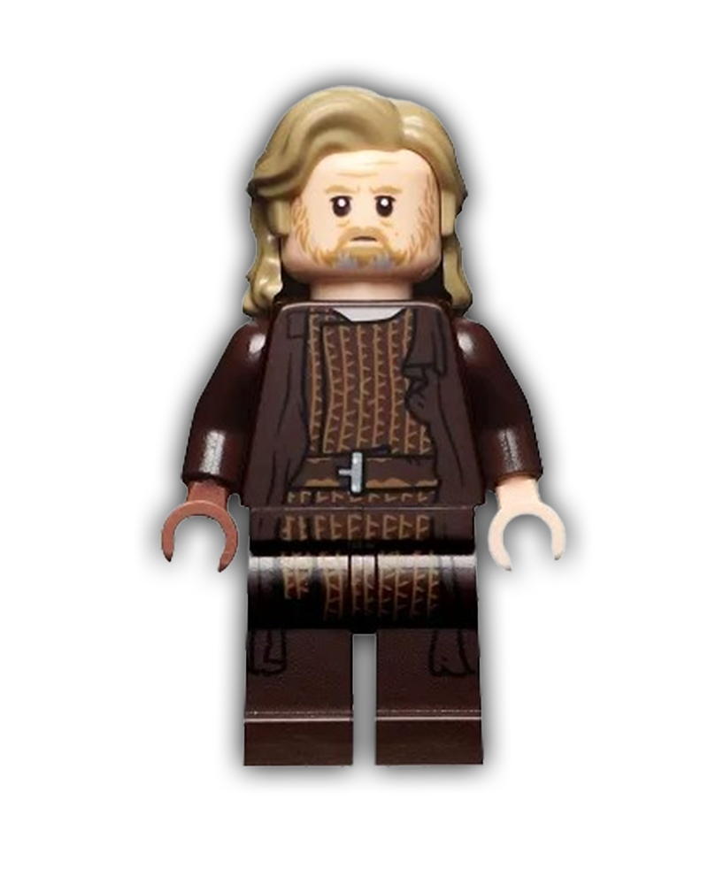 LEGO Star Wars Minifigure Luke Skywalker, Old (Dark Brown Robe) (SW1039)