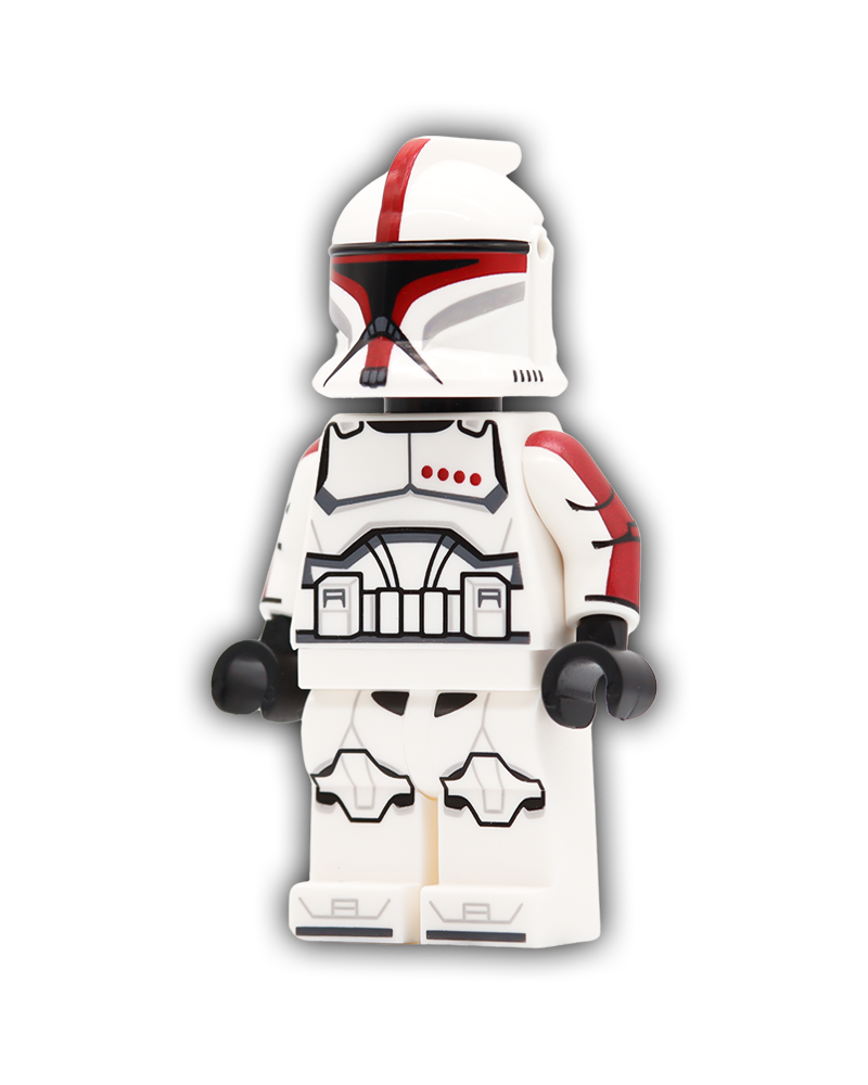 P1 Dark Red Captain Custom Minifigure