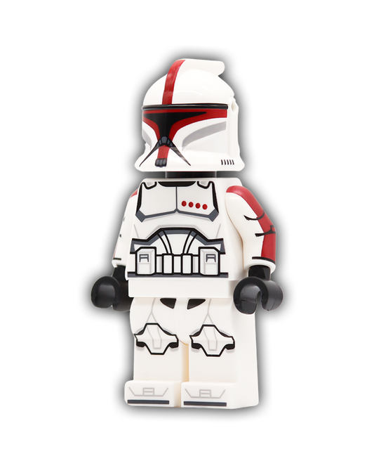 P1 Dark Red Captain Custom Minifigure