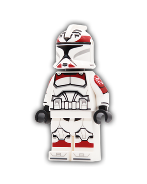 P1 Dark Red Howl Trooper Custom Minifigure
