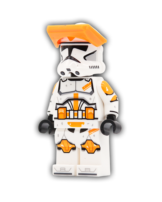 Orange Specialist Trooper Custom Minifigure