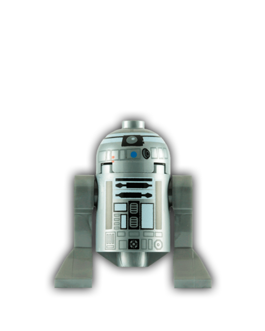 LEGO Star Wars Minifigure Astromech Droid, R2-Q2 (Small Red Dots) (SW0303)