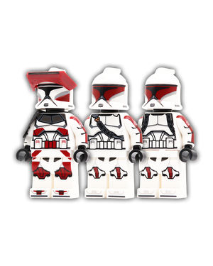 P1 Red Guard Trio Pack Custom Minifigures
