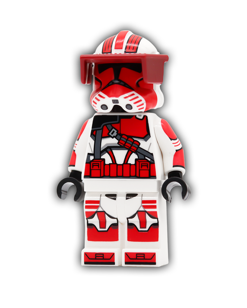 Red Support Trooper V2 Custom Minifigure