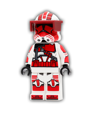 Red Support Trooper V2 Custom Minifigure