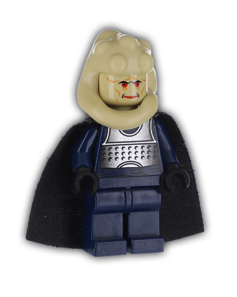 LEGO Star Wars Minifigure Bib Fortuna - Dark Blue Robe, Tan Skin (SW0076)