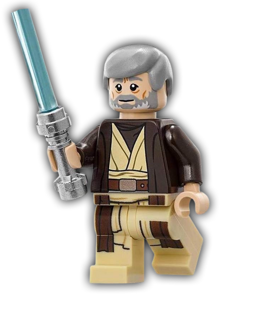 LEGO Star Wars Minifigure Obi-Wan Kenobi (Dark Brown Hooded Coat) (SW0552)