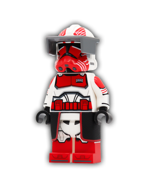 Red Loyalist Commander V3 Custom Minifigure