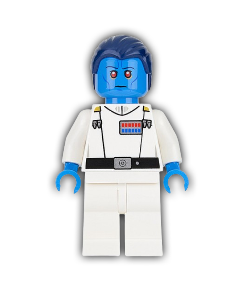 LEGO Star Wars Minifigure Grand Admiral Thrawn - Dark Azure Skin (SW0811)