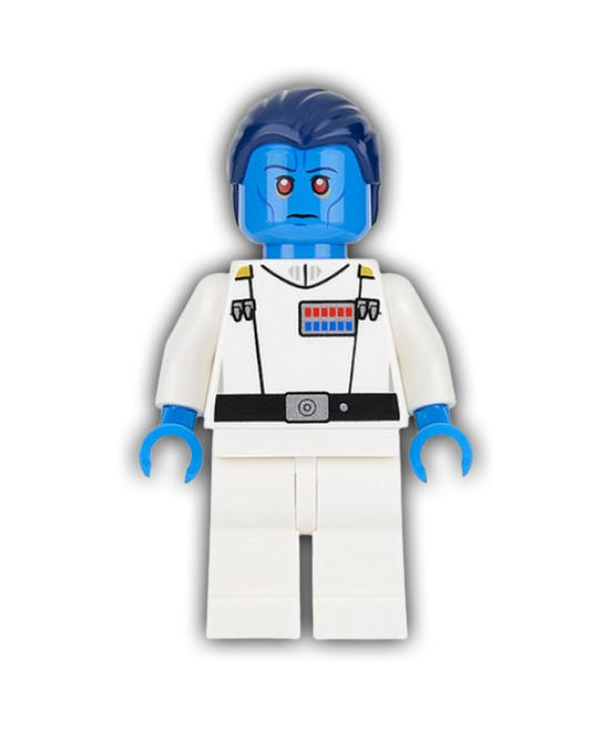 LEGO Star Wars Minifigure Grand Admiral Thrawn - Dark Azure Skin (SW0811)