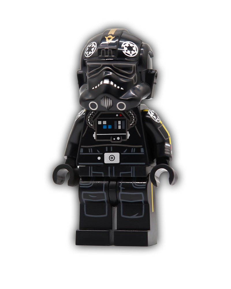 Yellow Strip Pilot Commander Custom Minifigure