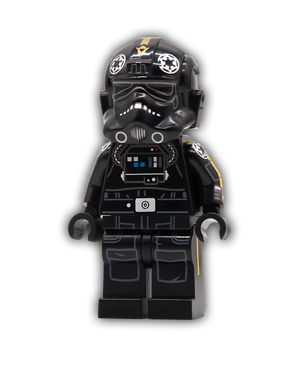 Yellow Strip Pilot Commander Custom Minifigure