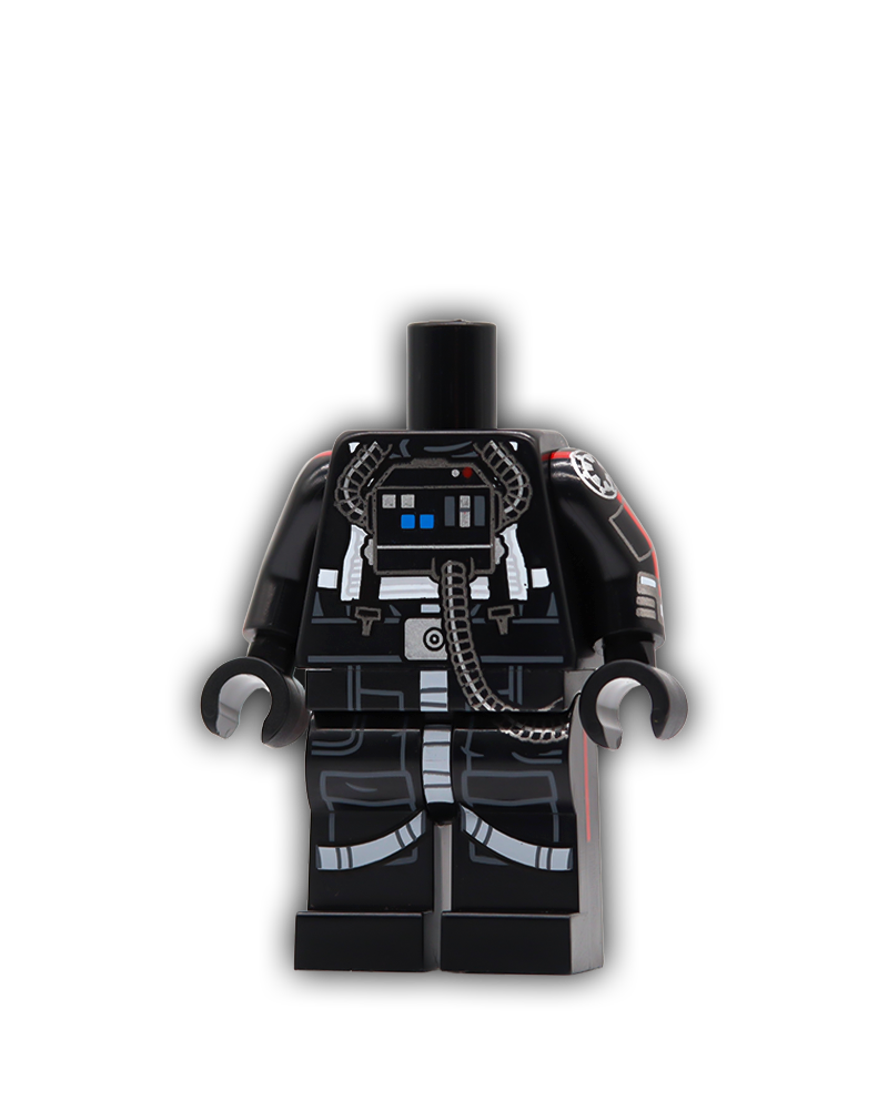 Red Stripe Fighter Wing Pilot Custom Body