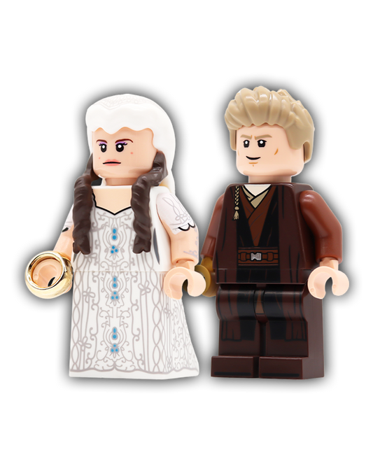 The Newly Weds Custom Minifigures