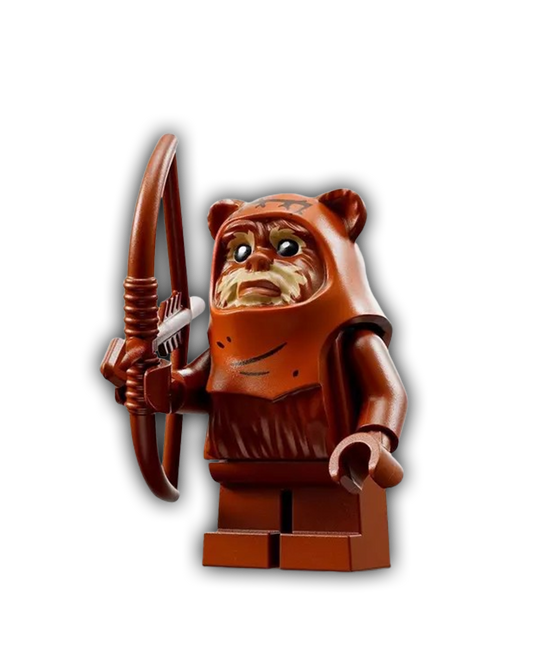 LEGO Star Wars Minifigure Wicket (Ewok), Hood with Wrinkles (SW1218)