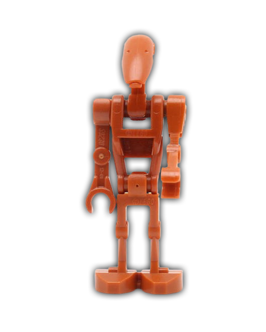 Battle Droid - Dark Orange, Bent Arm and Straight Arm (SW0467) - BricksAndFigsDE