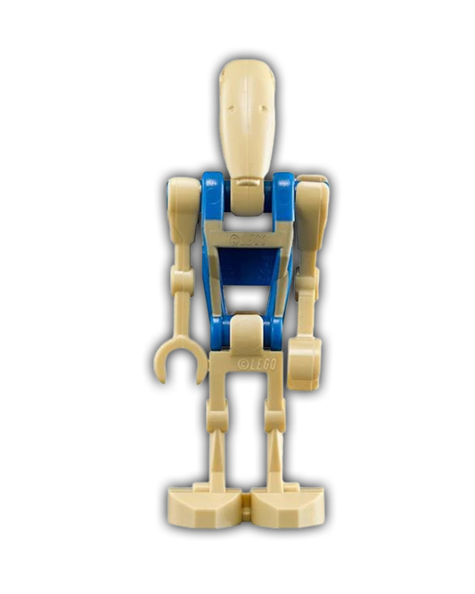 Battle Droid Pilot with Blue Torso with Tan Insignia and One Straight Arm (SW0360) - BricksAndFigsDE
