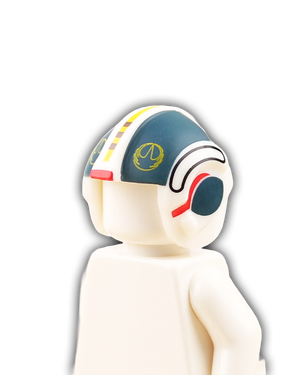 Blue Squadron Rebel Pilot Custom Helmet - Blue Five